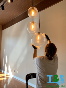 Chandelie cleaning Service by ts cleaning